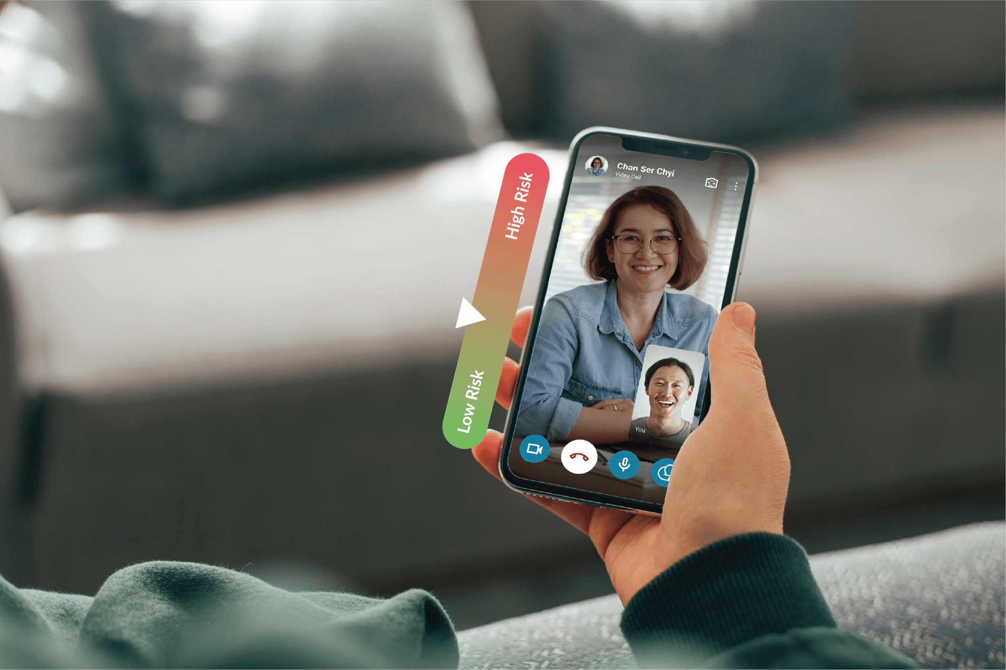 One-on-one remote therapy session via the Naluri app One-on-one remote therapy session via the Naluri app