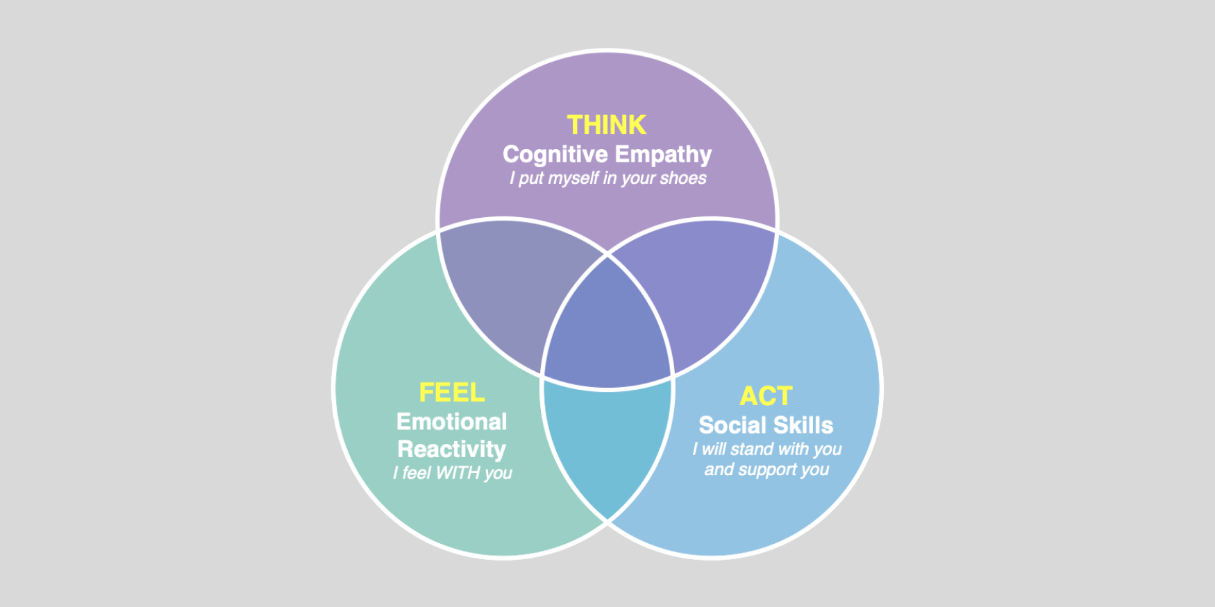 The three components of the Empathy Quotient (Naluri)
