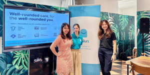 Naluri and Qi Group PICs at Wellness Hour event in Hong Kong